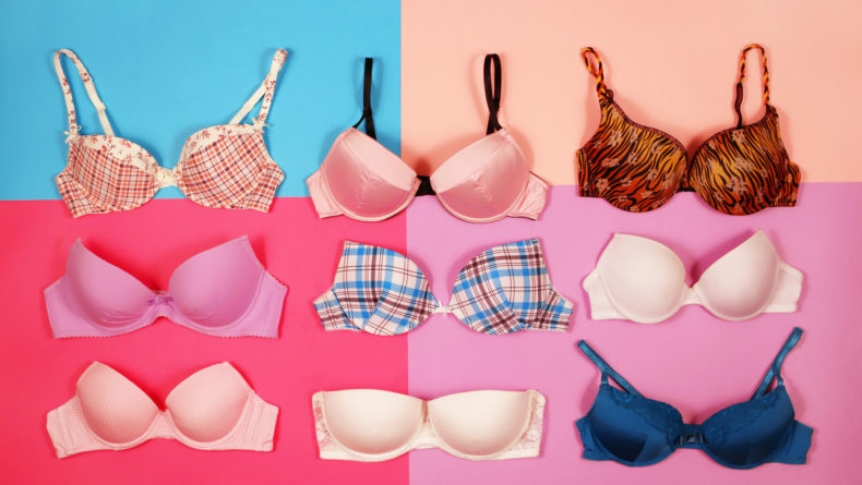 Finding your perfect bra in Japan: colorful bra selection