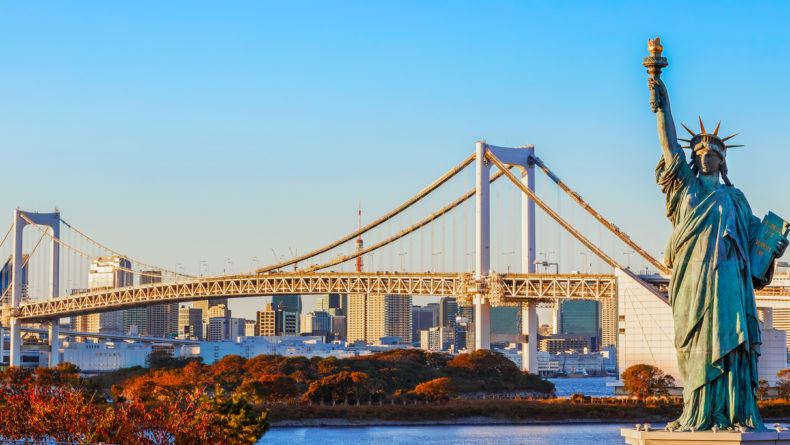 Statue of Liberty in Odaiba area, Tokyo, Japan - Savvy Tokyo