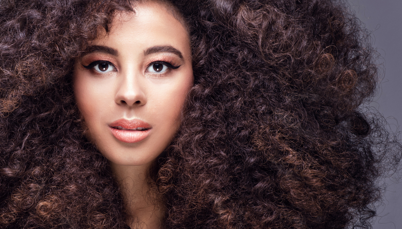 Beauty Portrait Of Girl With Afro. - Savvy Tokyo