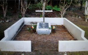 British POW grave along the Kumano Kodo Iseji Route female solo hiking