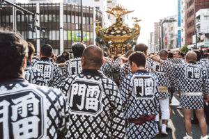 Sanja Festival in Asakusa. Tokyo, Japan.