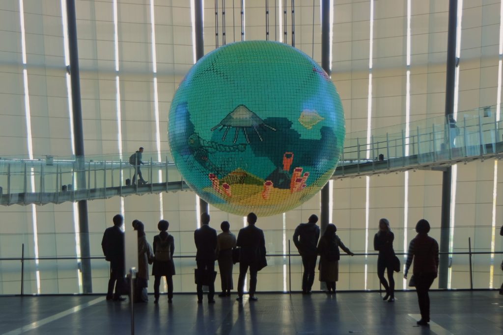 Top 5 Tokyo Exhibitions and Museums with a Futuristic Theme Miraikan globe