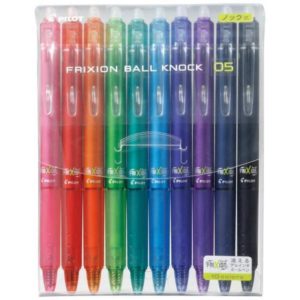 Friction Ball Knock 0. 5mm Disappearing Ballpoint Pen Set 10 Working From Home? Best Japanese Stationary For 2020