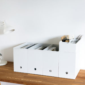 Working From Home? The Best Japanese Stationery For 2020 Muji Polypropylene File Box White Gray