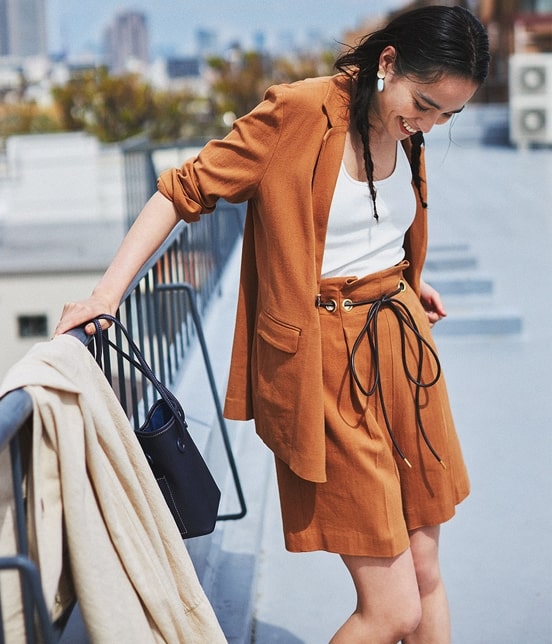 top-5-tokyo-summer-fashion-trends-2020 Camel Short Suit