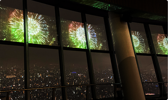 Tokyo Sky Tree Fireworks