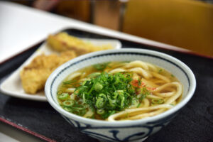 A local staple: Sanuki udon.