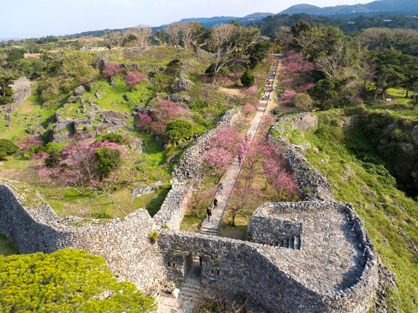 Nakijin Castle site.