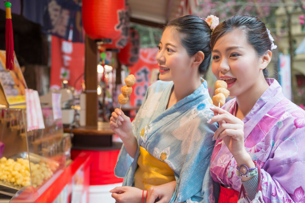 Summer Festivals Japanese Street Food