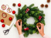 100 Yen Shop Craft: Holiday Wreath