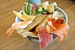 kaisendon seafood bowl