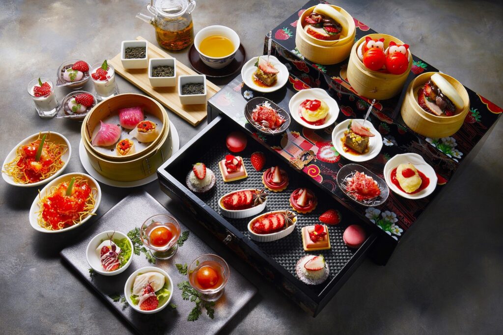 Strawberry Chinese Afternoon Tea: Unique Strawberry Season in Tokyo
