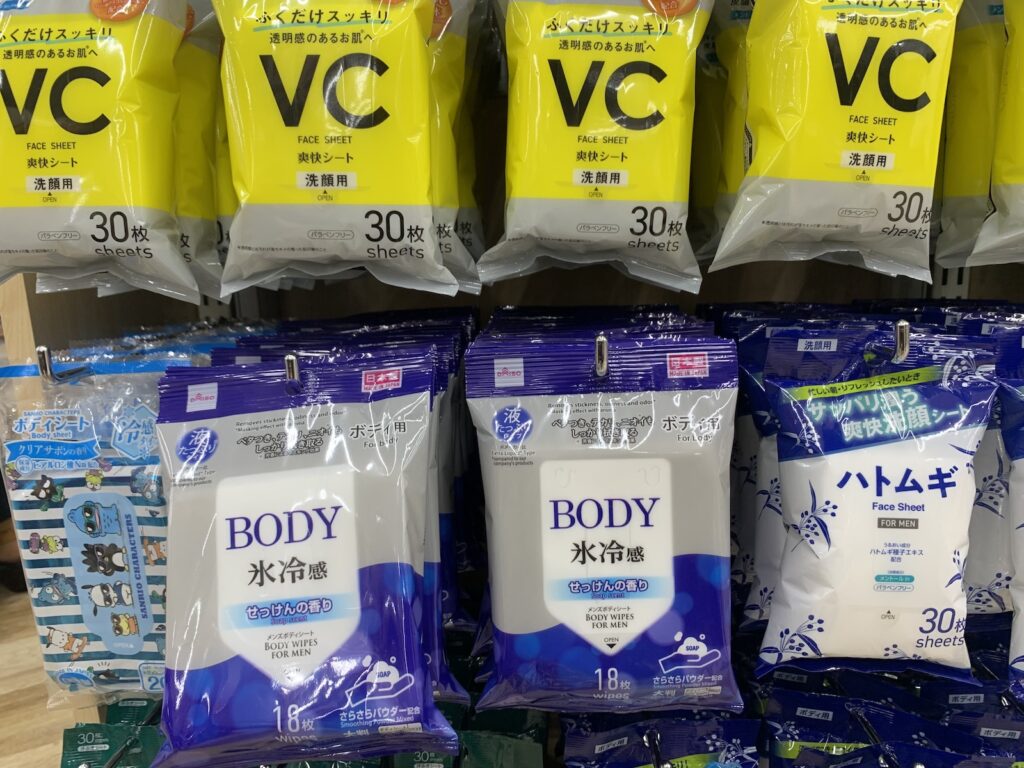 Cool Body Wipes 100 Yen Shop Summer Must-Haves