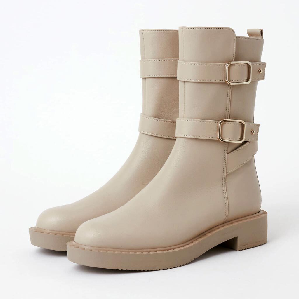 Thick-soled Engineer Boots by Diana Shoes