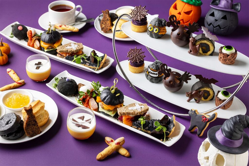 Tokyo Grand Hyatt’s Halloween Noir Afternoon Tea