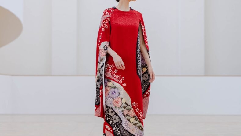 Kimono Turned Into Graceful Modern Dresses