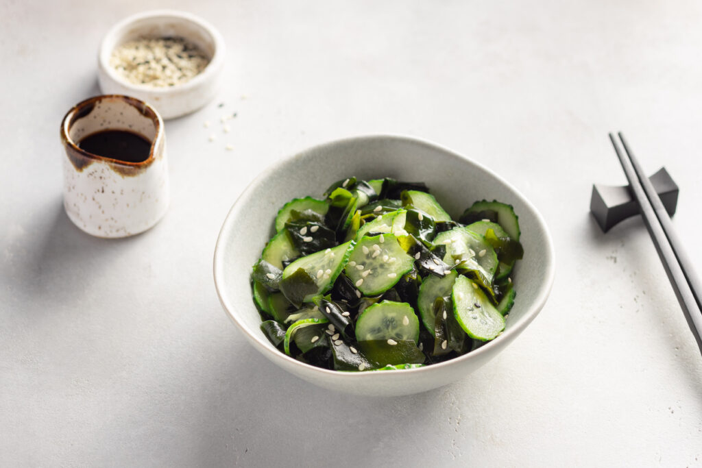 Pickled Cucumber & Wakame Salad